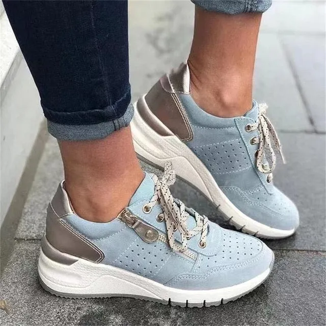 TINA - Chaussures de sport en daim