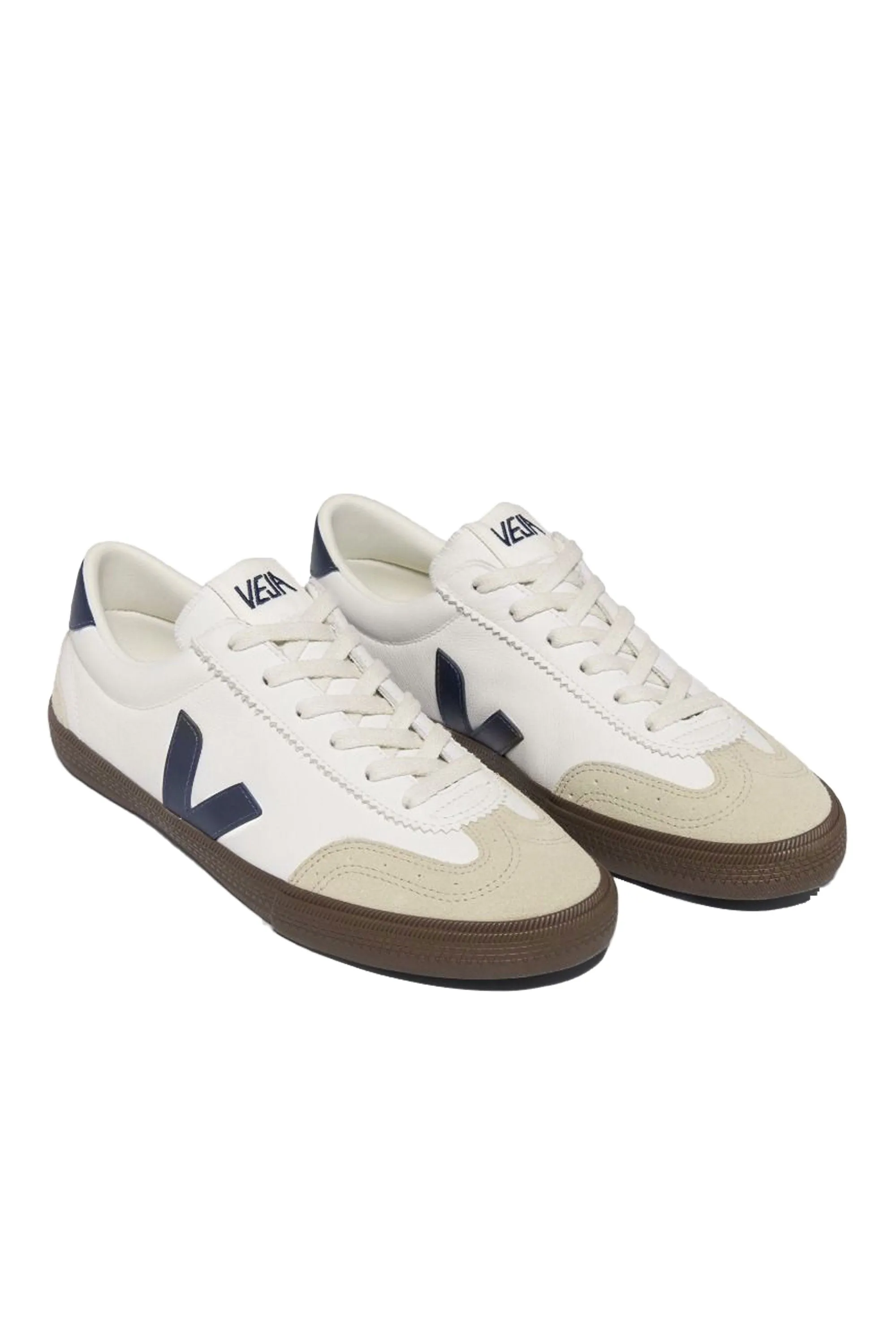 Veja Volley Leather Trainer White/Nautico/Bark