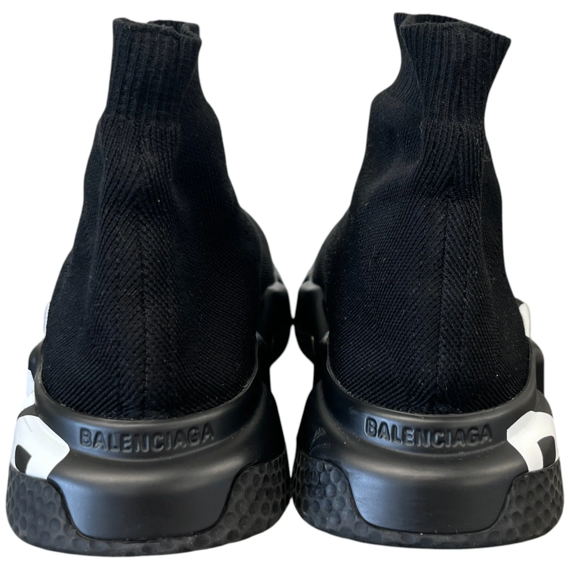 Women's Speed Socks Graffiti High Trainers Black Size EU 38 / UK 5