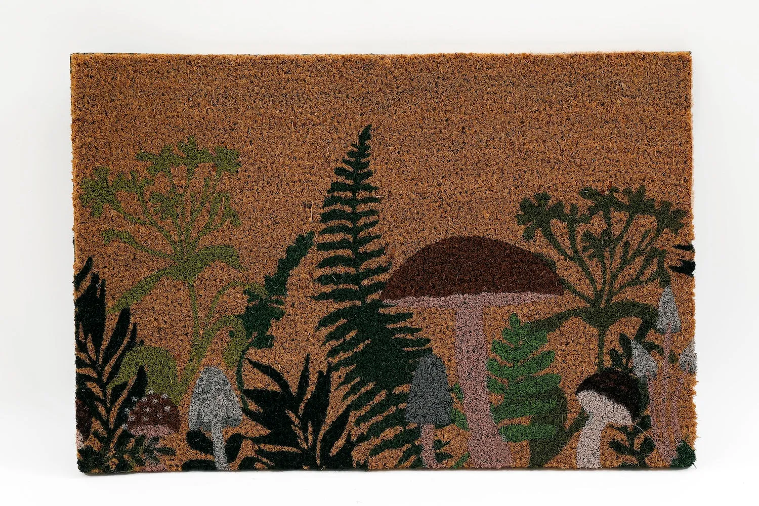 Woodland Mushroom Coir Doormat - 60x40cm
