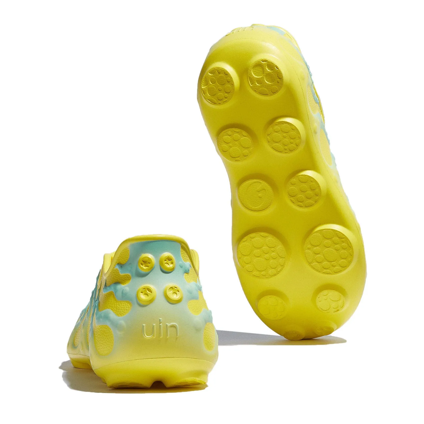 Yellow & Glass Blue Octopus II Women