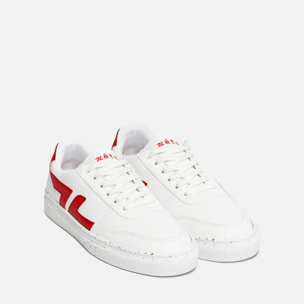ZETA | Alpha Vegan Trainers | Red
